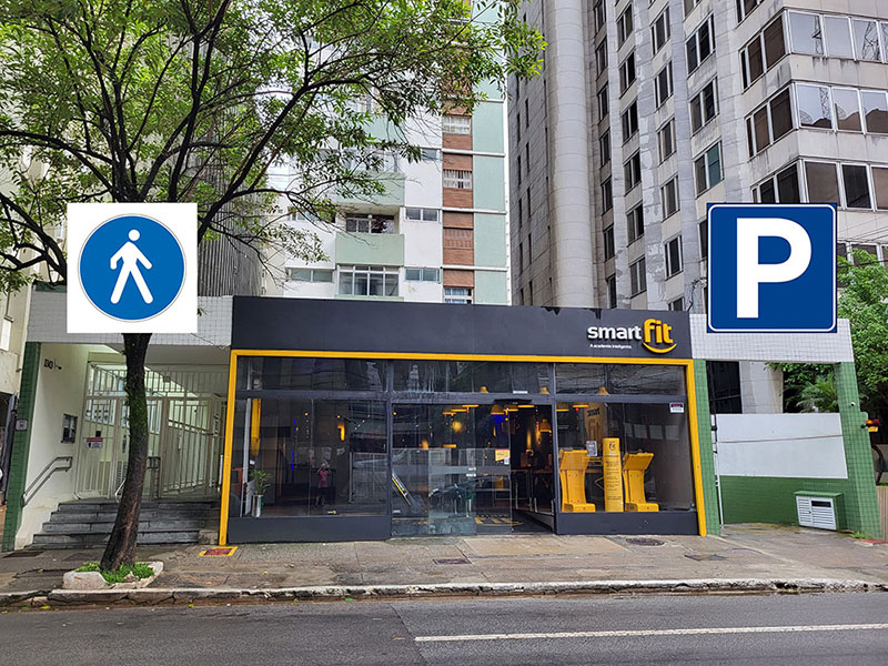 academia de ginastica localizada no terreo do predio