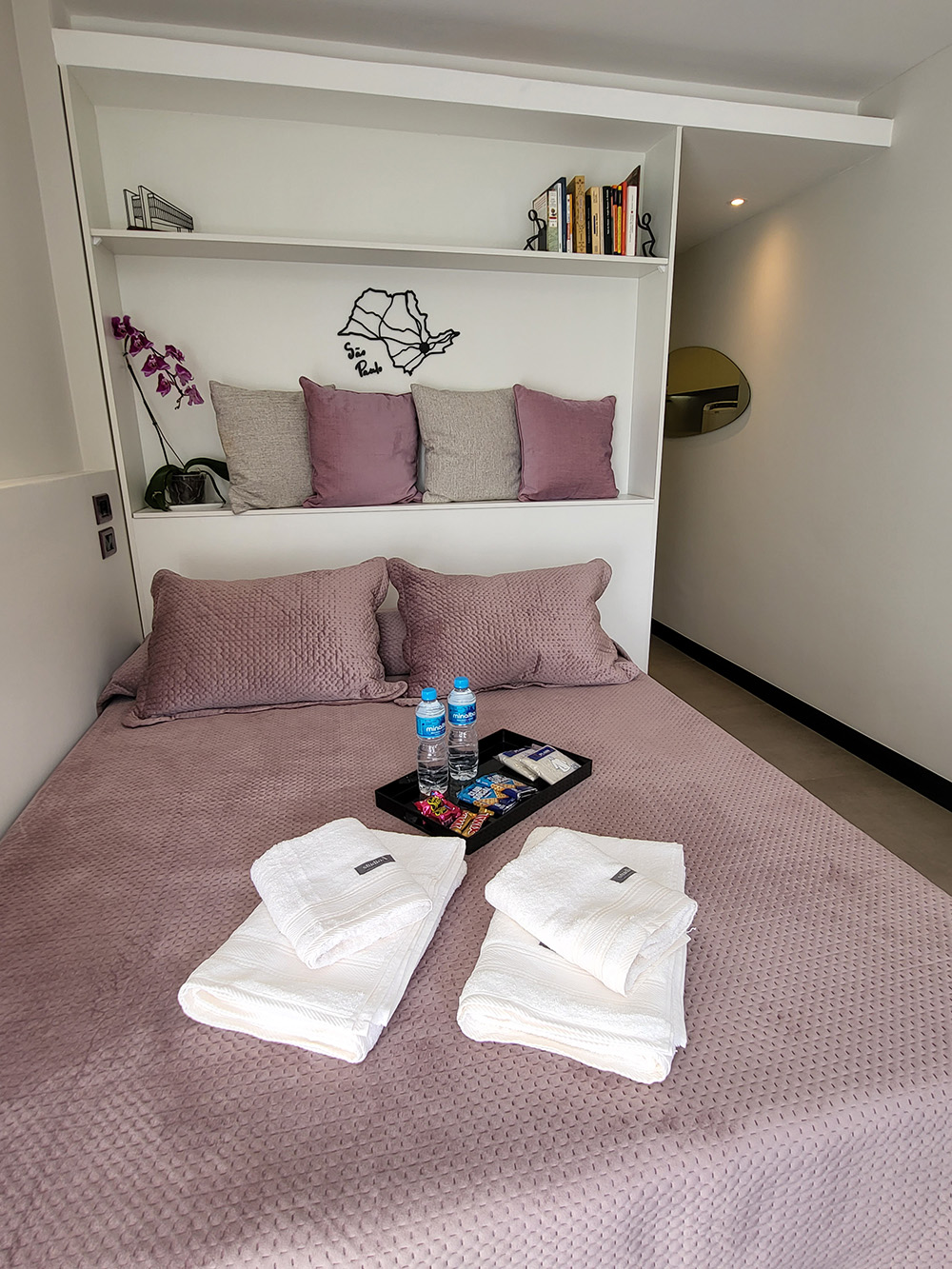 dormitorio do studio Silvia